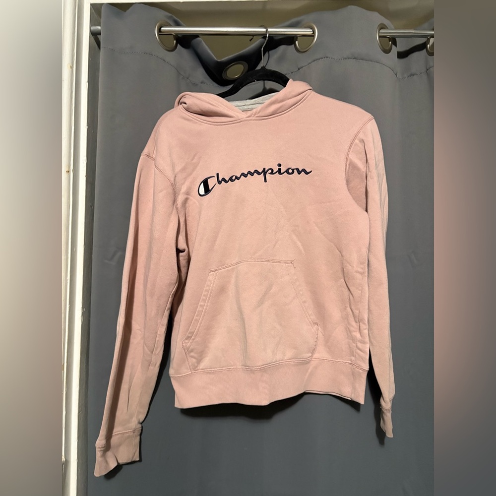 Champion Women's Light Pink Hoodie